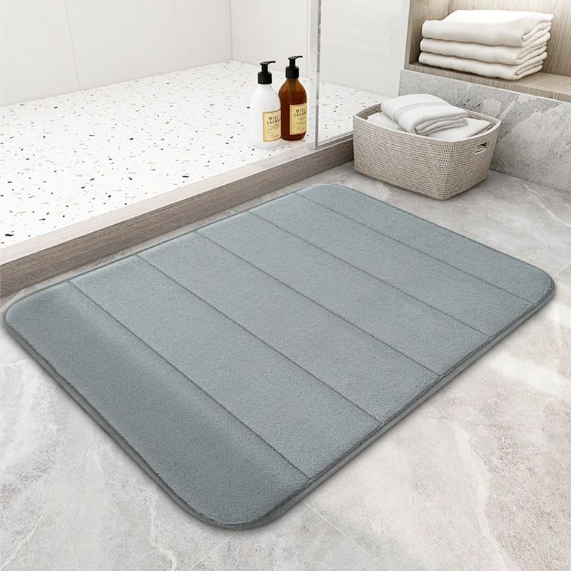 Plüsch-absorbierende Badmatte