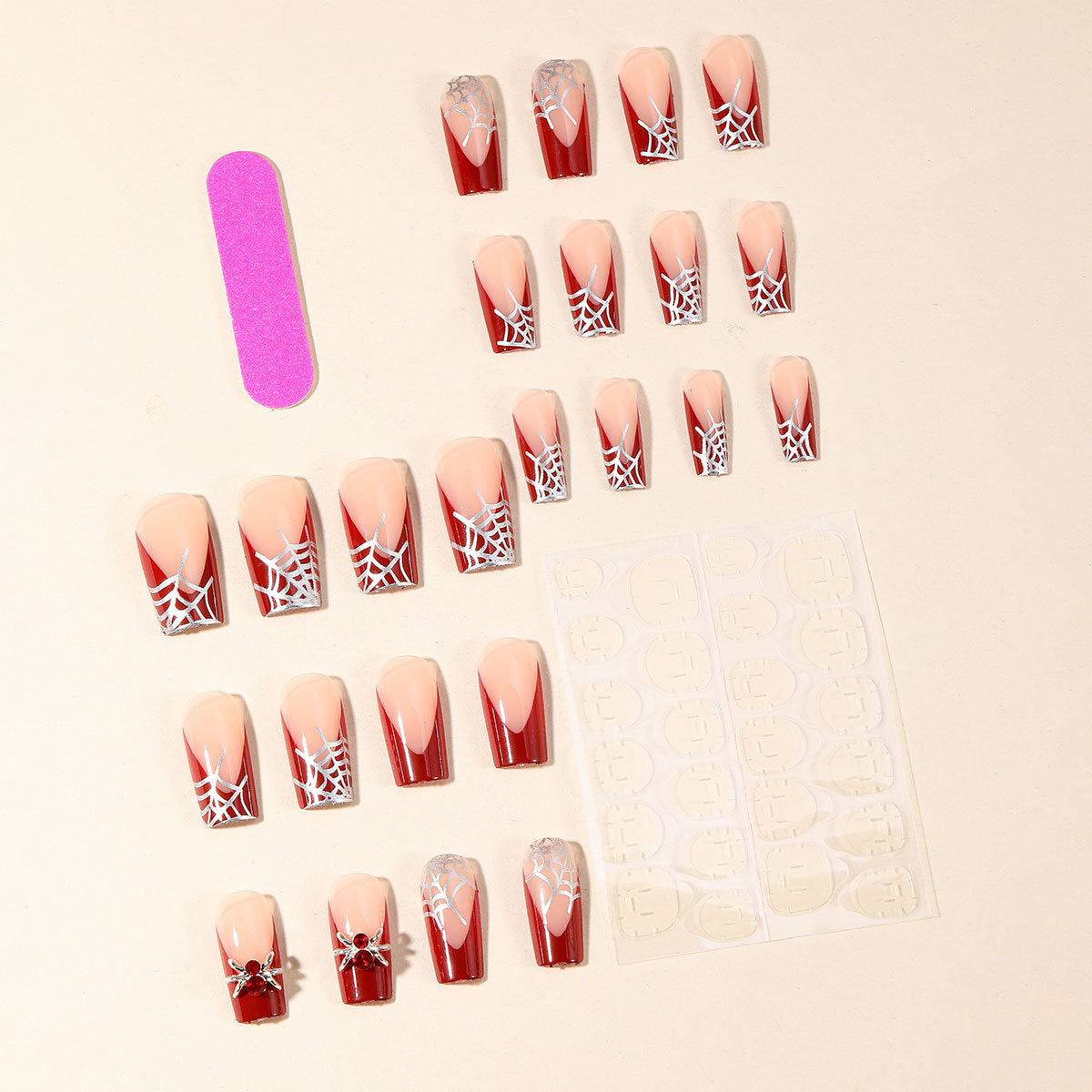 Spooky Spider Web Gel Nagelverlängerungen Brehn