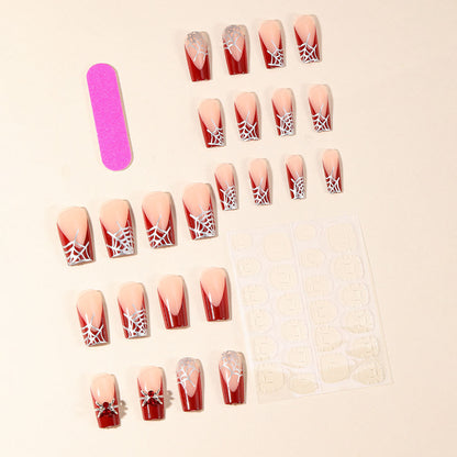 Spooky Spider Web Gel Nagelverlängerungen Brehn