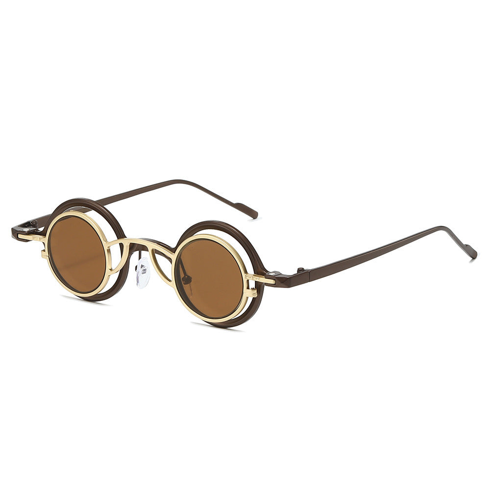 Modebewusste runde Sonnenbrille Brehn
