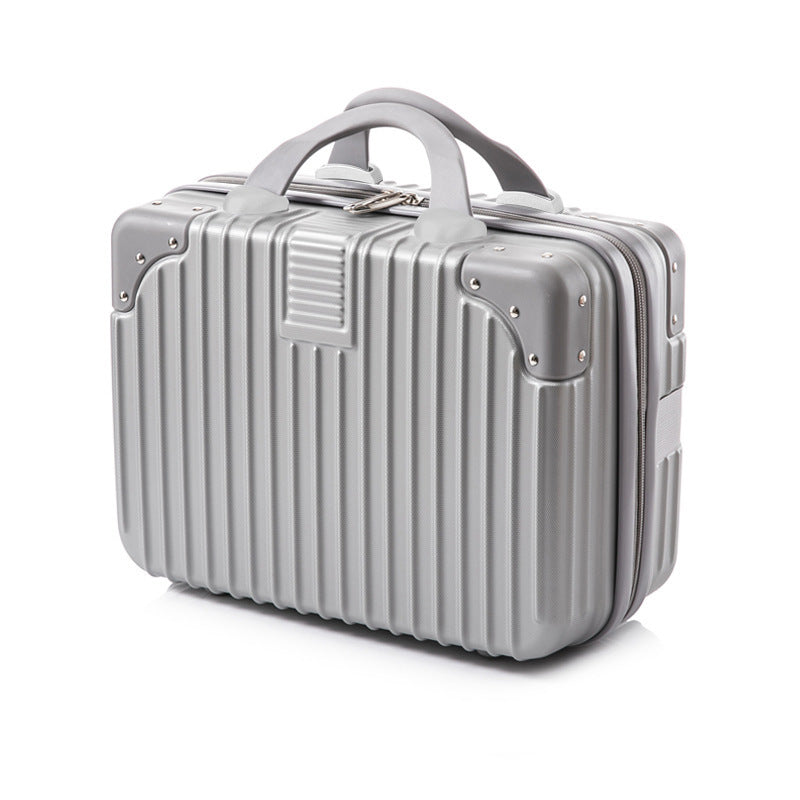 hartschalen kosmetik reisetasche mit doppelten obergriffen und verstärkten eckenprotektoren Brehn