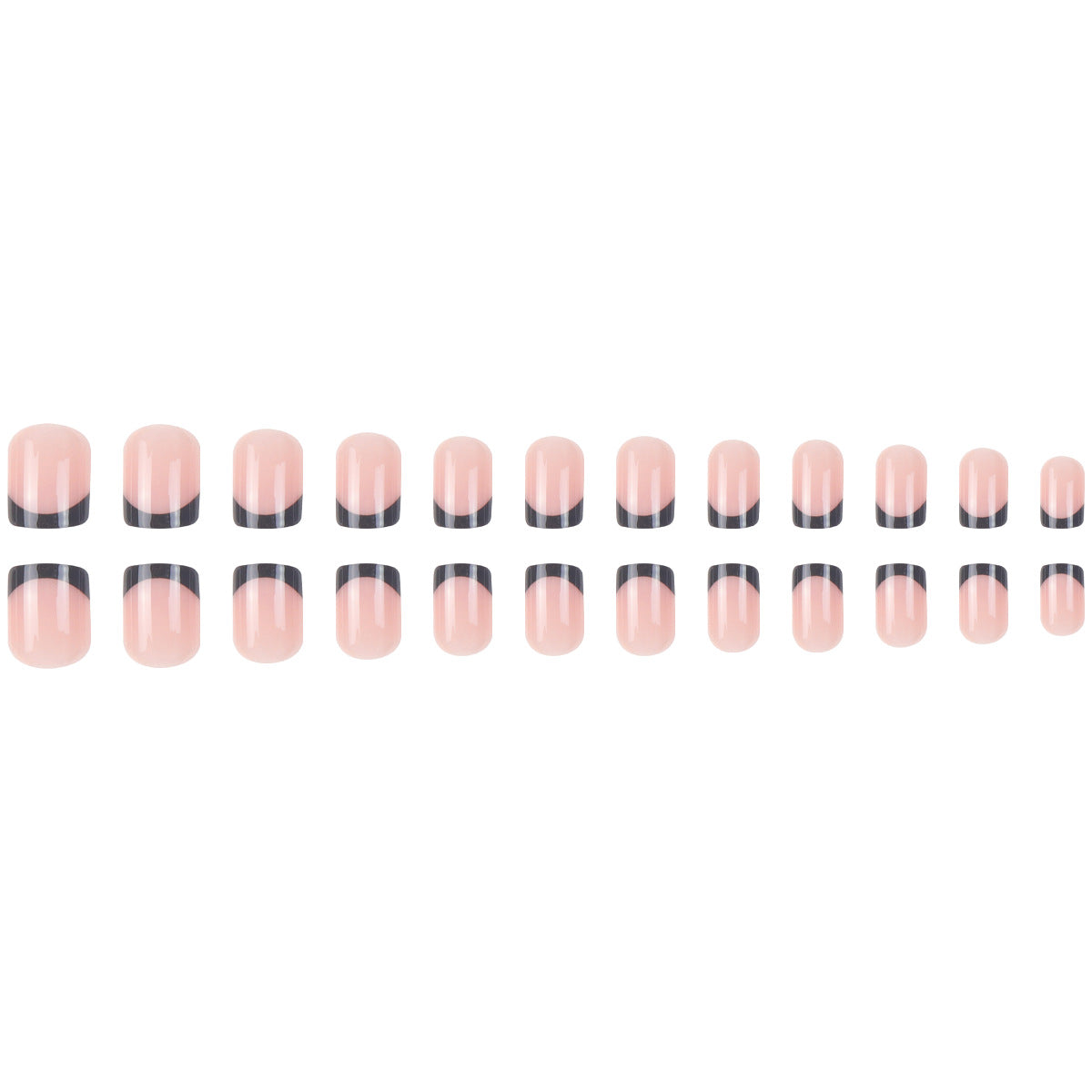 Elegante French Tip Nagelkunst Brehn