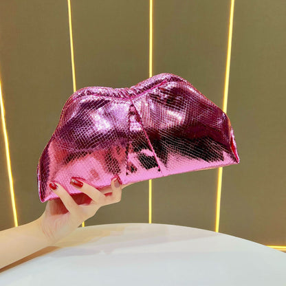 Metallic Geschopfte Clutch