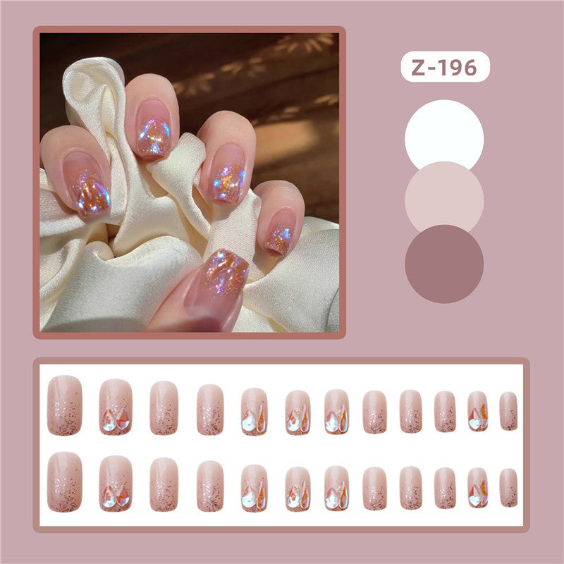 Glitzerndes Press-On Nagelkunst Set Brehn