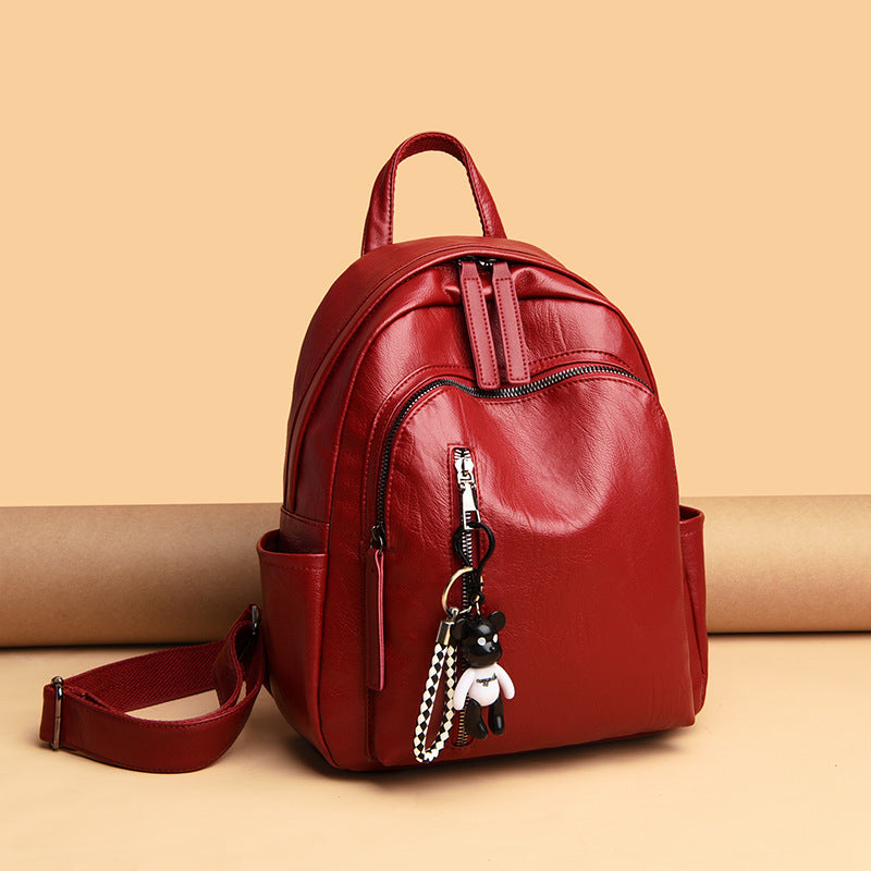 Eleganter Leder-Rucksack Brehn