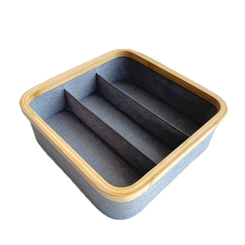 Multi-Sektionales Bambus-Storage-Tablett Brehn