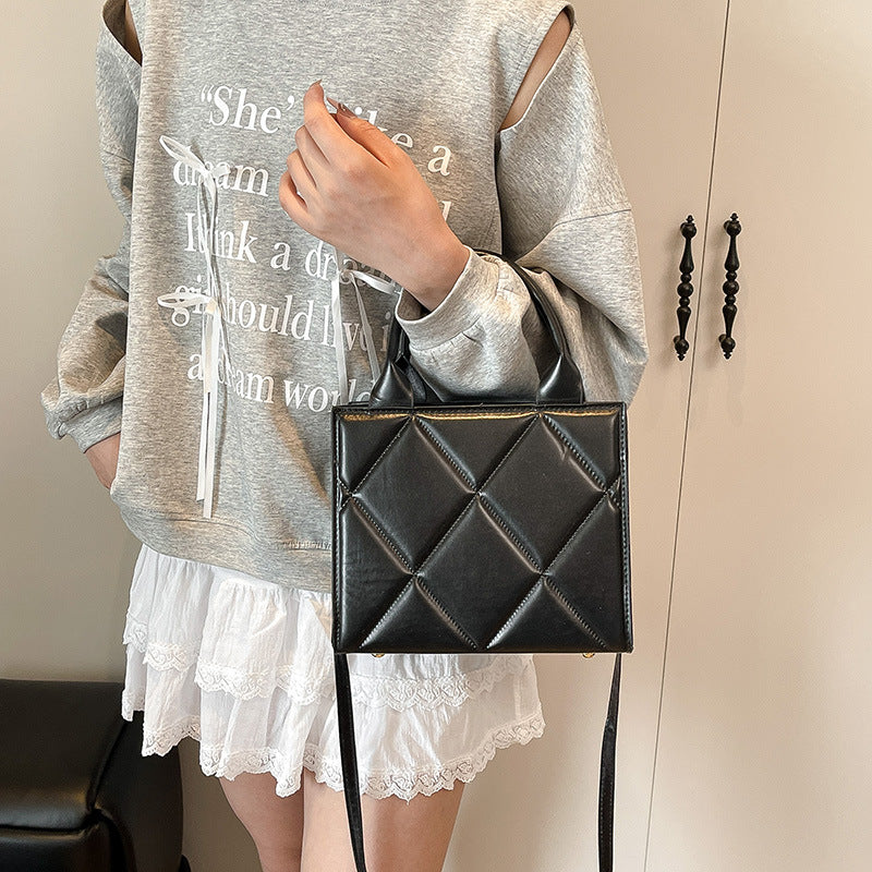 WoQuilted Kunstleder Handtasche Brehn