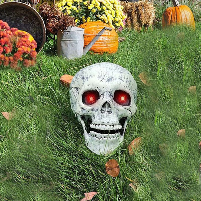 Dekorative Totenkopfstatue
