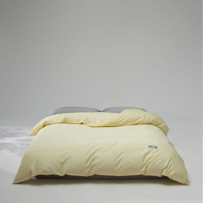 Mako-Baumwoll-Satin Bettwäsche-Set mit verdecktem Reißverschluss und Kissenbezügen Brehn