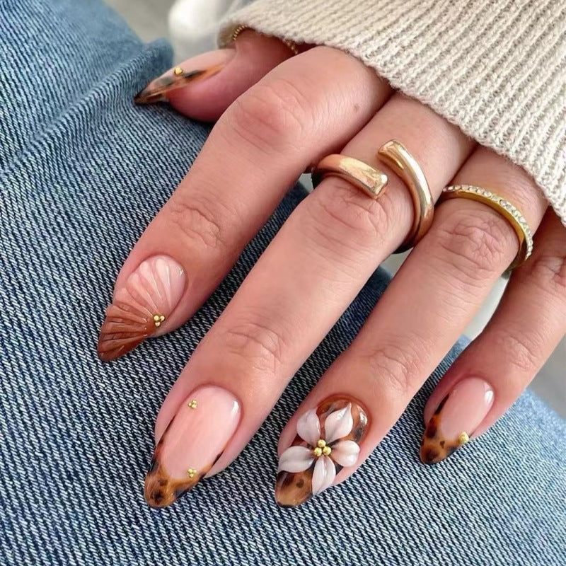 Dekoratives Florales P Press-On Nagelset Brehn 1787294358