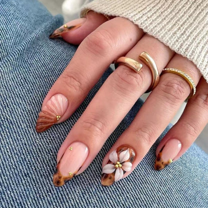 Dekoratives Florales P Press-On Nagelset Brehn 1787294358