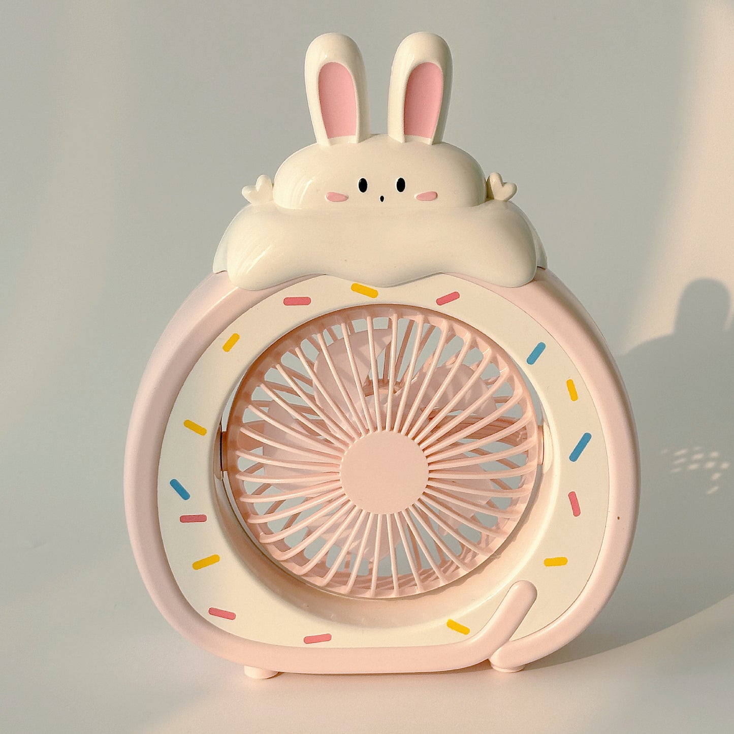 Damen Tragbarer Mini Ventilator im Burger-Design Brehn