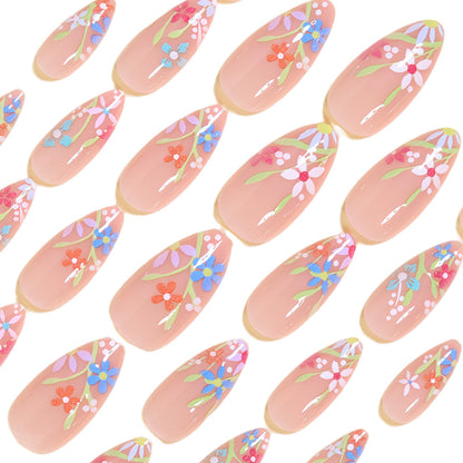 Künstlerisches Floral Nageldesign Kit Brehn