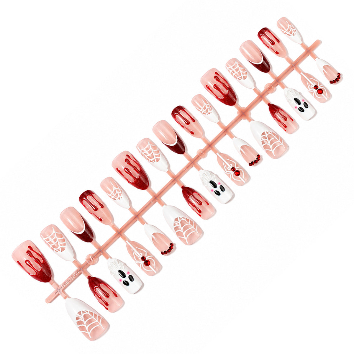 Halloween inspiriertes Kunstnagelset Brehn