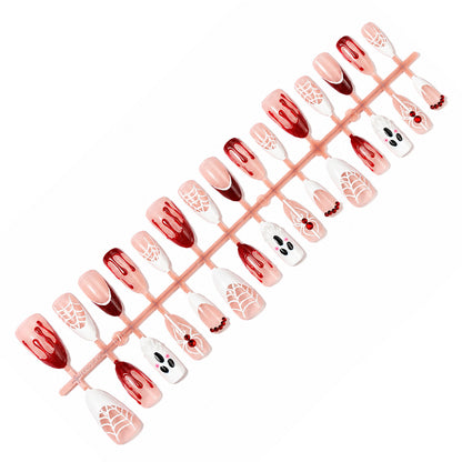 Halloween inspiriertes Kunstnagelset Brehn