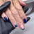 Floral Accent Press-On Nail Art Brehn