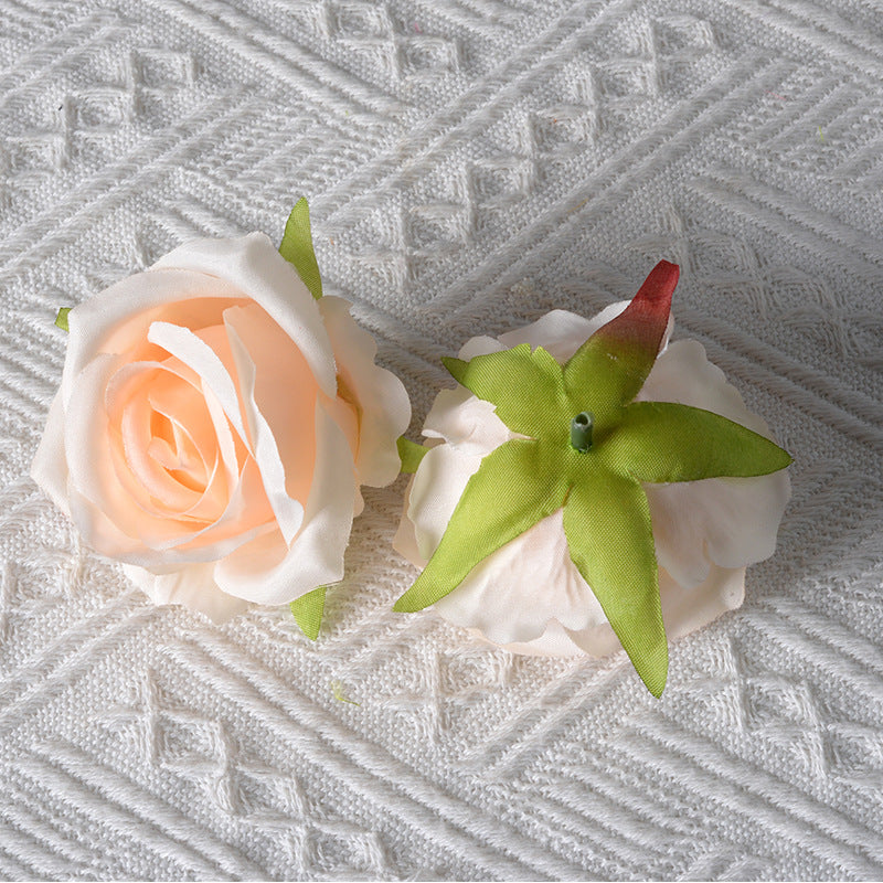 Eleganter Stoff Blumen Haarclip