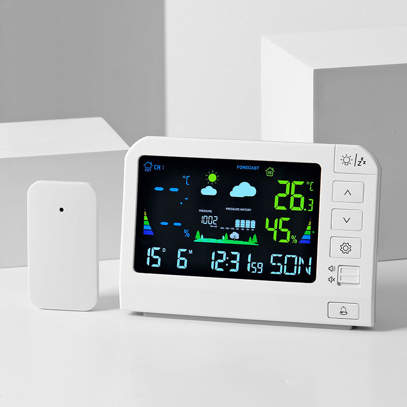 Digitaler Wetter-Alarmwecker mit multifunktionalem Display Brehn