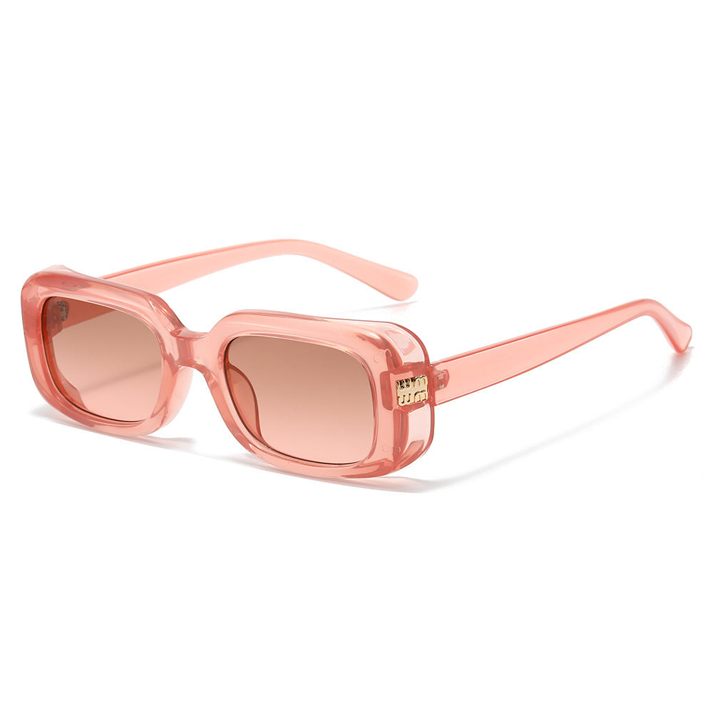 Fette Rechteck-Rahmen-Sonnenbrille Brehn