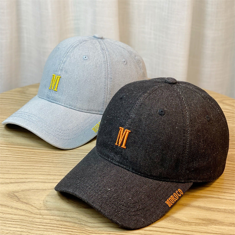 Männer bestickte Denim Baseballmütze Brehn