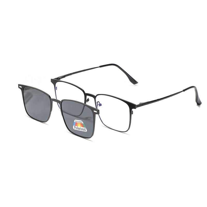 Damen modische Sonnenbrille mit wechselbaren polarisierenden Gläsern Brehn