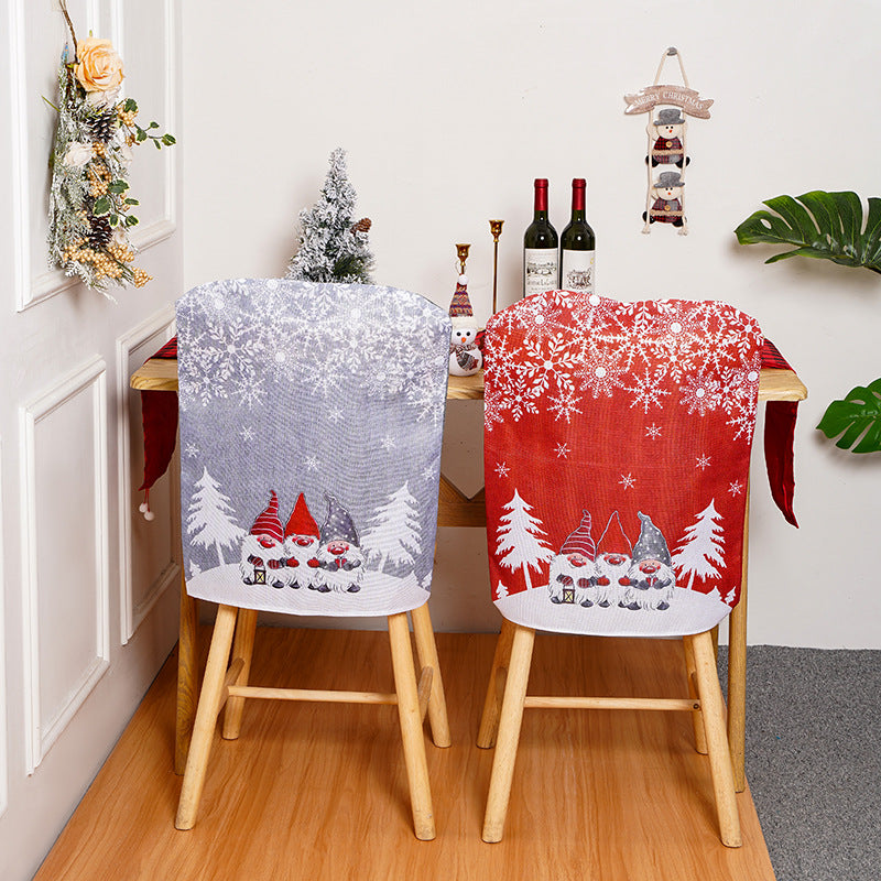 Festliche Stuhlüberzüge mit Weihnachtsmotiven Brehn