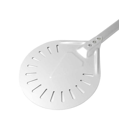 perforierte Aluminium-Pizzaschaufel mit ergonomischem rutschfestem Griff Brehn