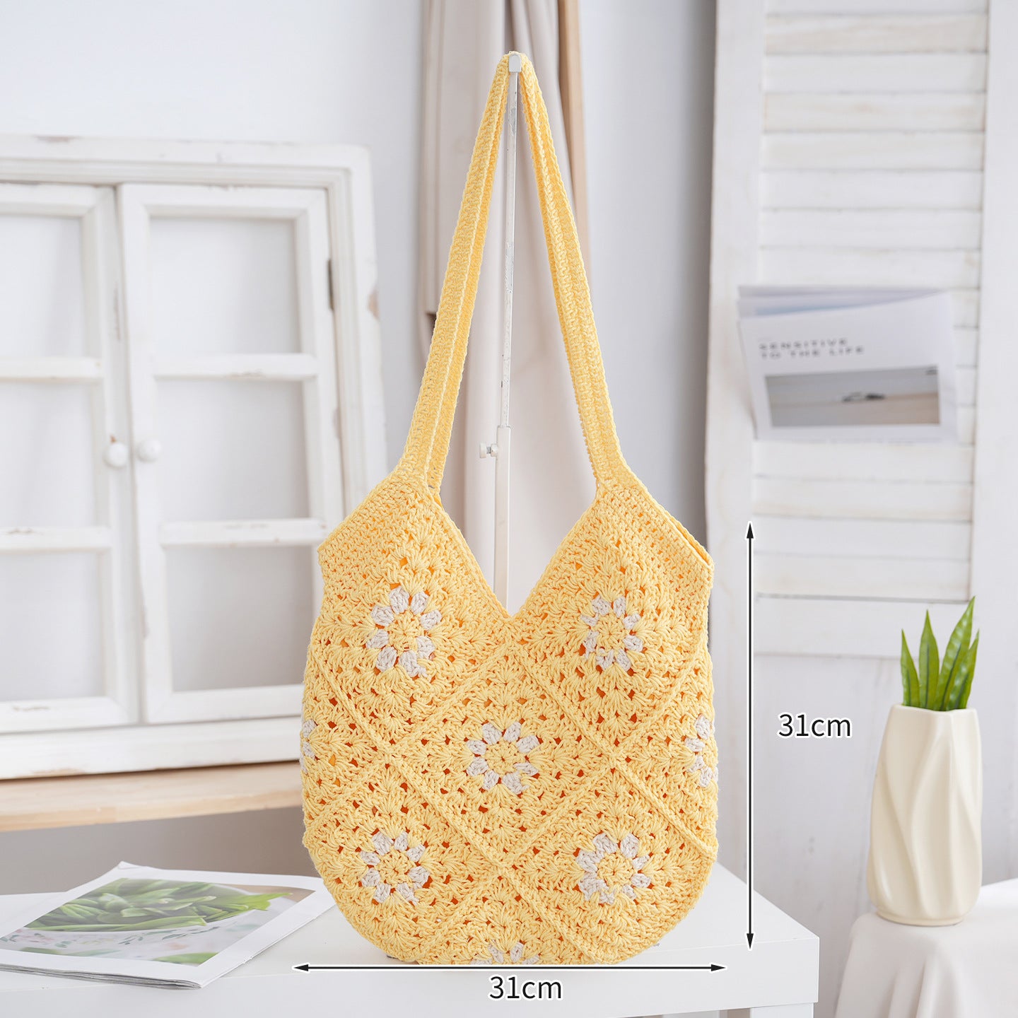 Handgefertigte Basttasche Brehn