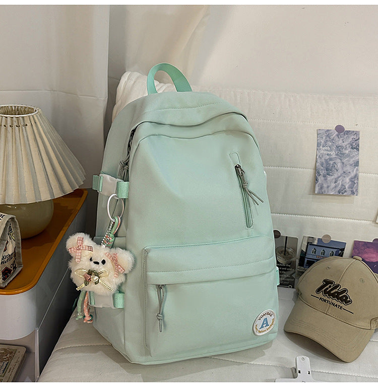 Minimalist Multi-Taschen Schulrucksack