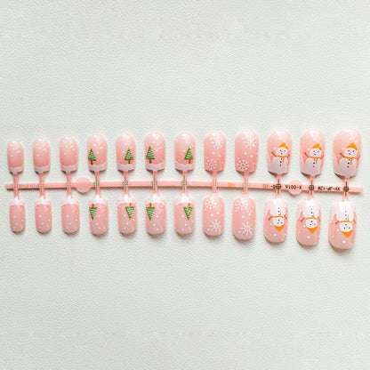 Festliches Winter-Nagelkunst-Set