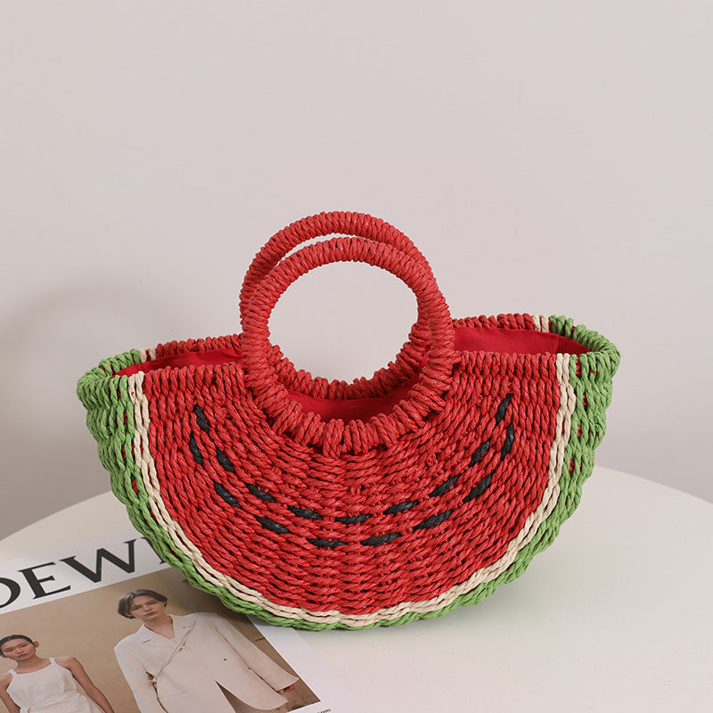 Damen handgefertigte Strandtasche mit geflochtenem Design Brehn