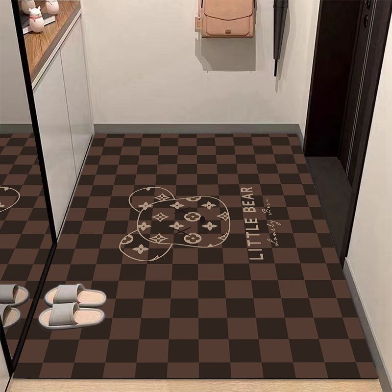 Moderner minimalistischer geometrischer Bereichsteppich