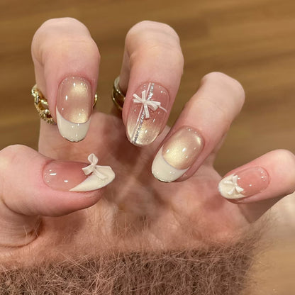 Premium Künstlerische Lange Stiletto-Nagelspitzen mit Aufwändigen Verzierungen Brehn