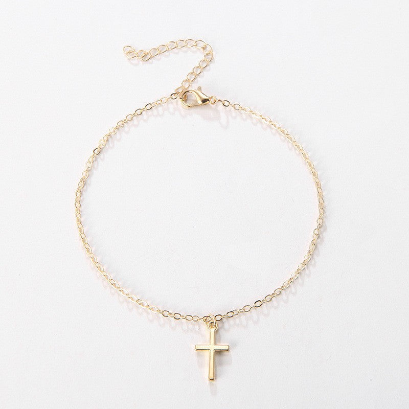 Delikater Kreuz Charm Armband Brehn