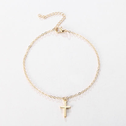 Delikater Kreuz Charm Armband Brehn