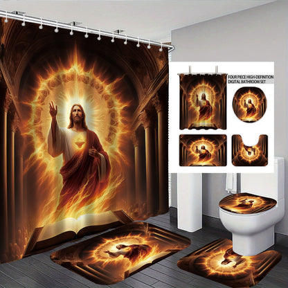 Digital Dragonfly-Themed Badezimmer Set Brehn