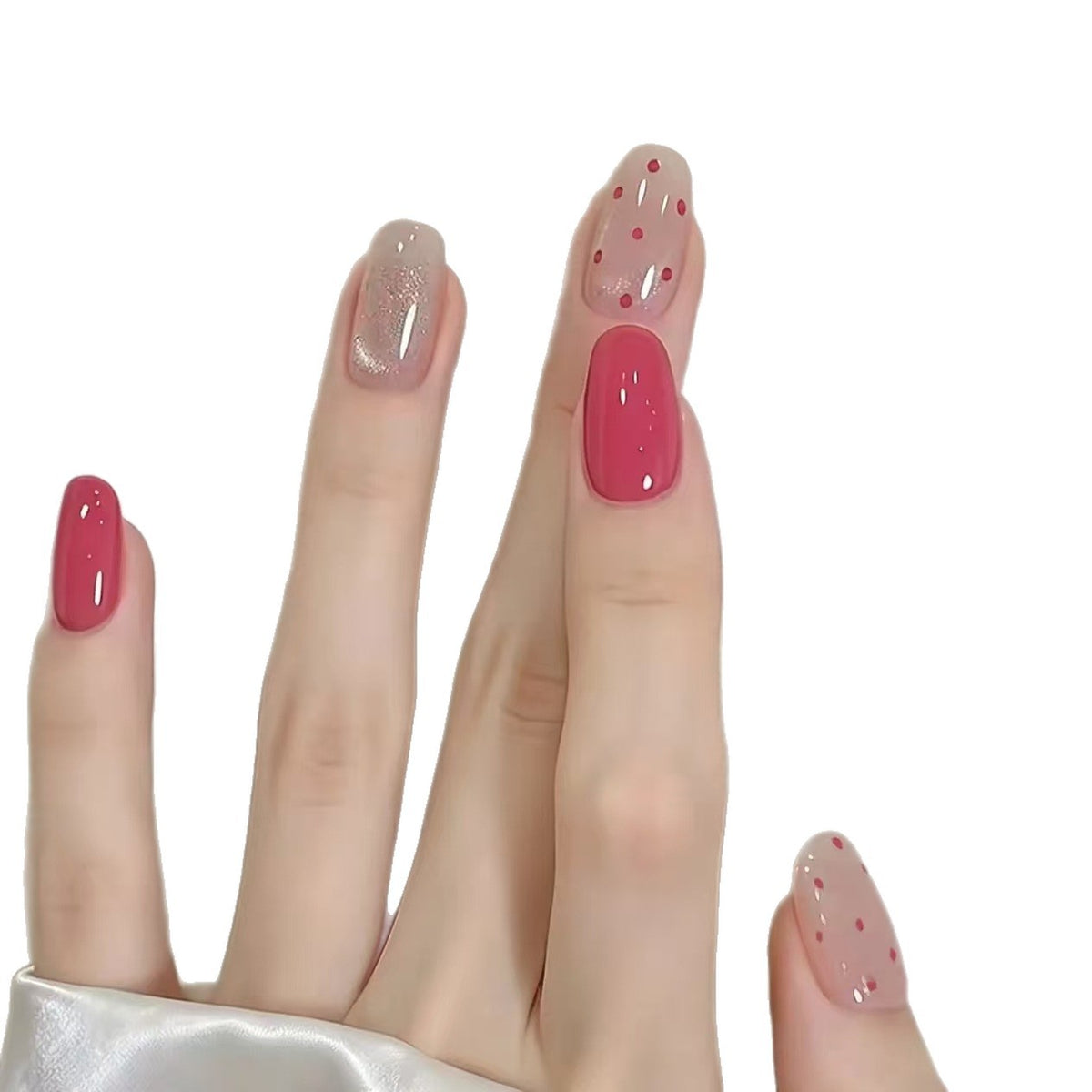 Stylische Nagelkunstverlängerungen