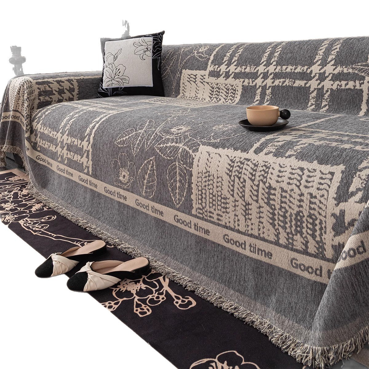 Bohemian-inspirierter dekorativer Sofawurf