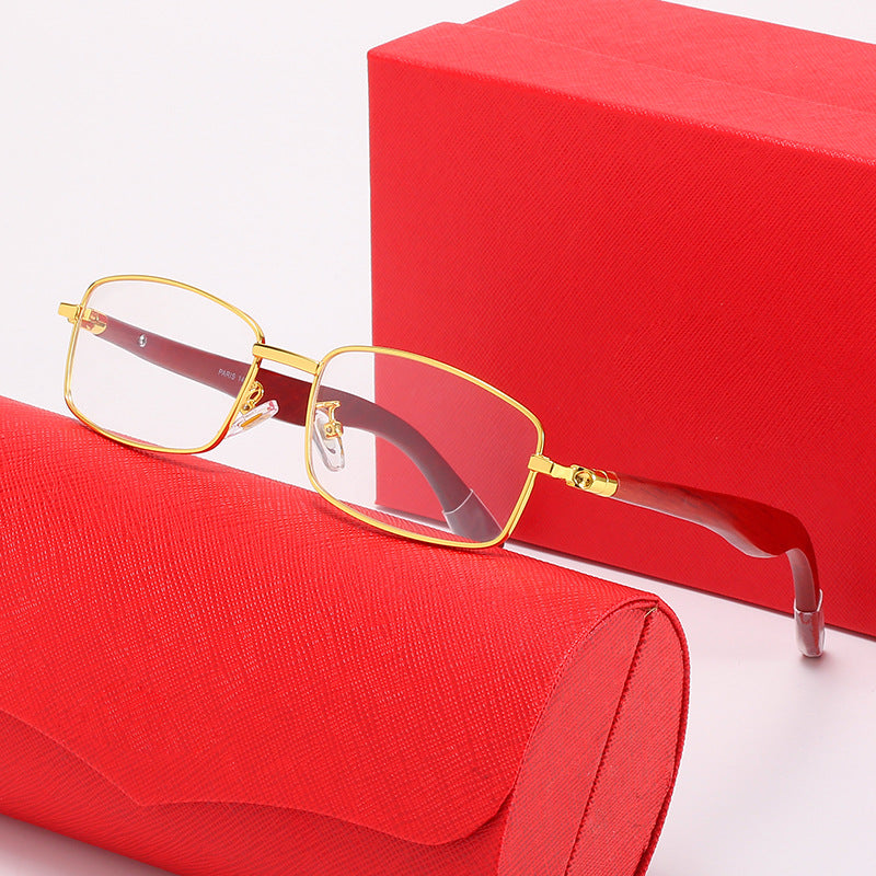 Damen modische Sonnenbrille mit luxuriösem Metallrahmen und UV-Schutz Brehn