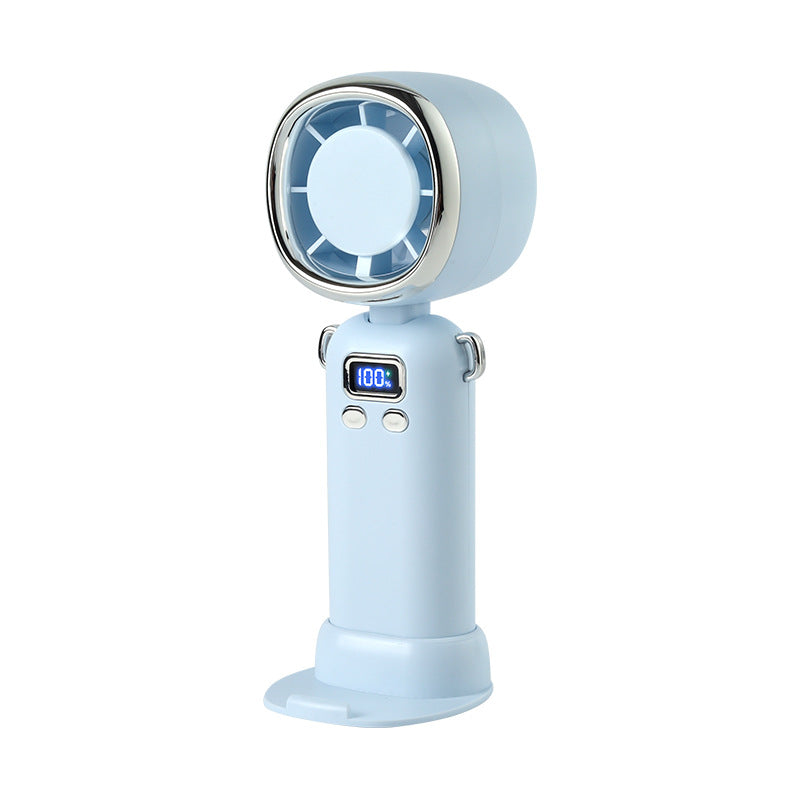 Damen tragbarer Handventilator mit LCD-Anzeige und kraftvollem Akku Brehn