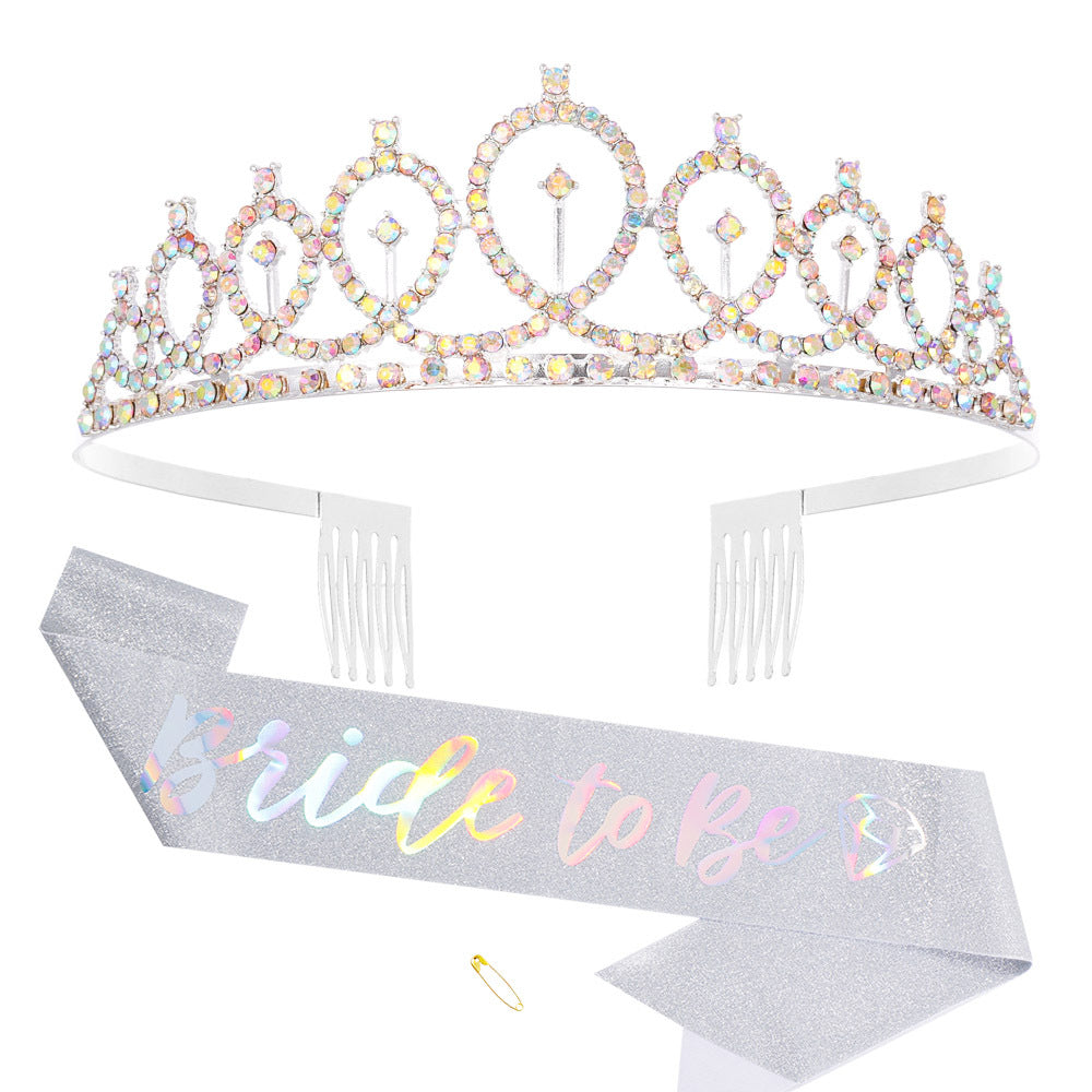 Damen Glitzernde Tiara mit elegantem Design Brehn