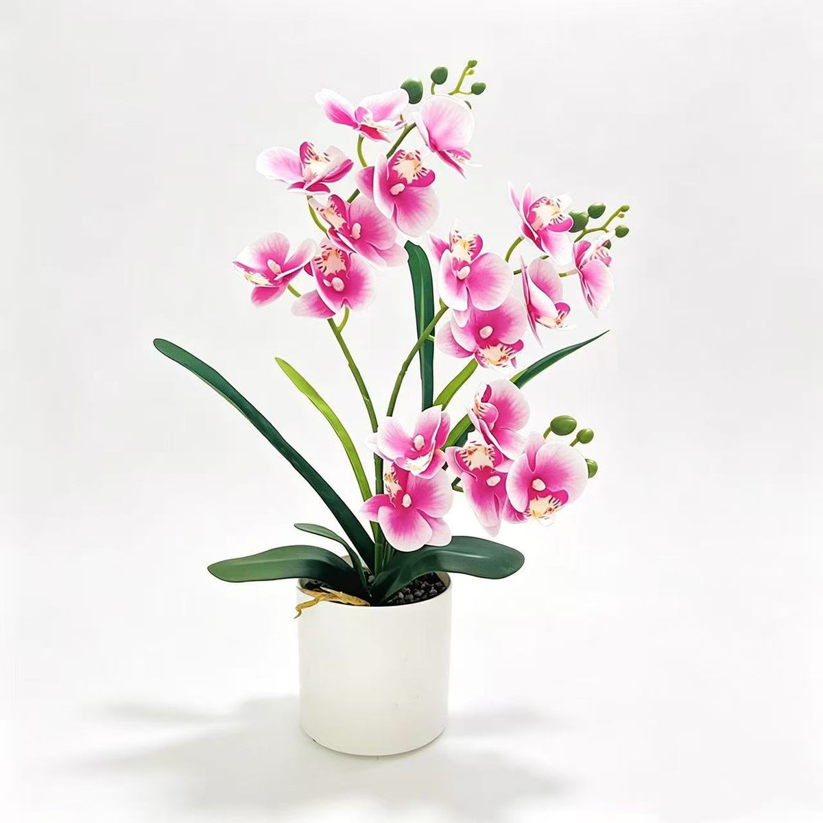 Lebensechte Künstliche Orchideen Pflanze Arrangement für Dekorative Dekoration