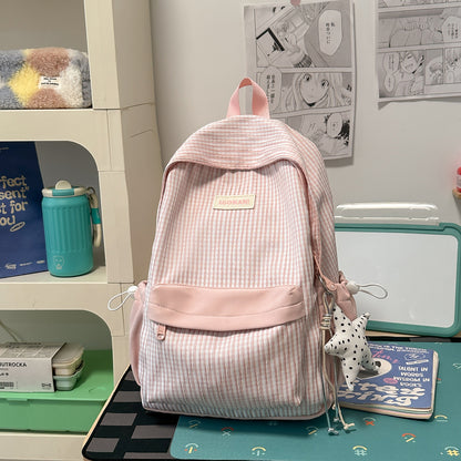 Stylische gestreifte Rucksack Brehn