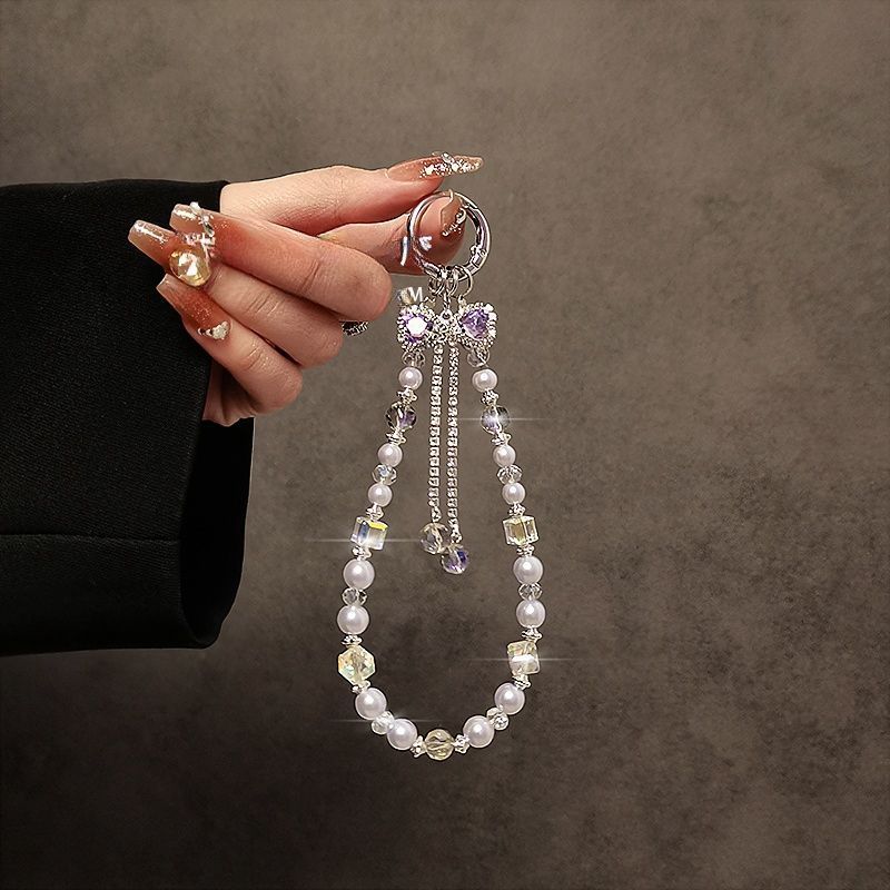 Elegante Multi-String Perlen Schlüsselanhänger Brehn