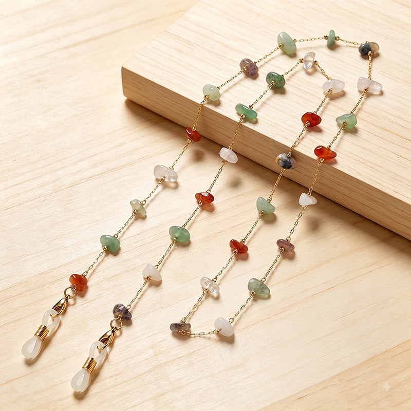 Multi-String Edelstein-Halskette Brehn