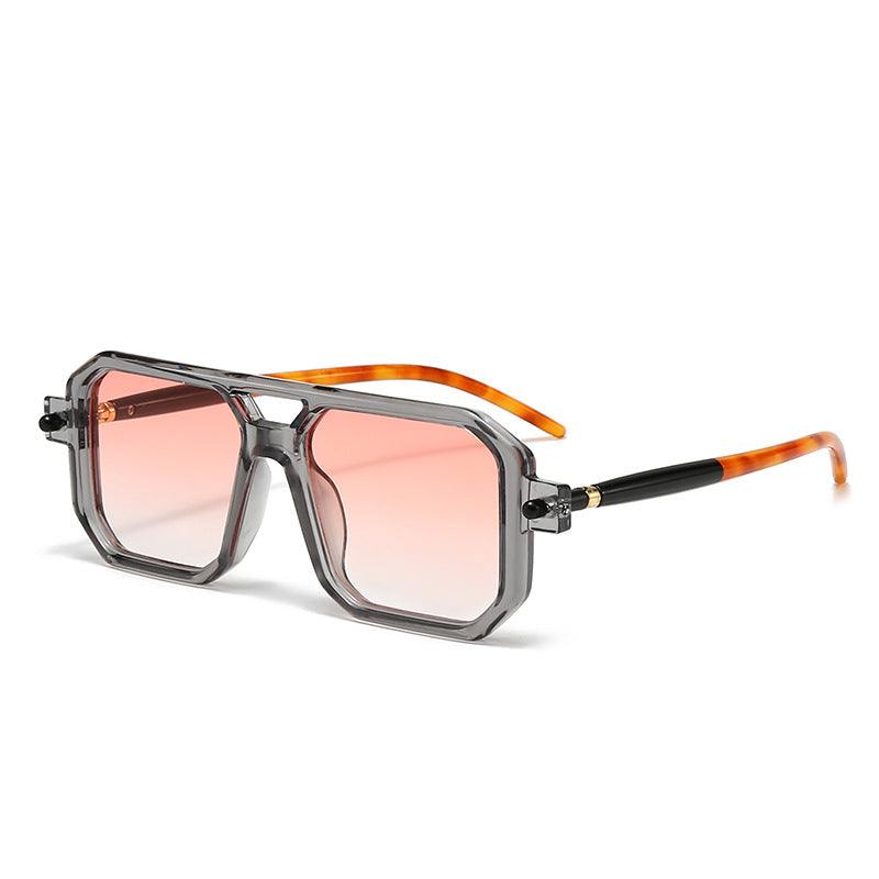 Damen oversized rechteckige Brille Brehn