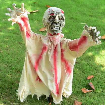 Animierte gruselige Zombie-Dekoration Brehn