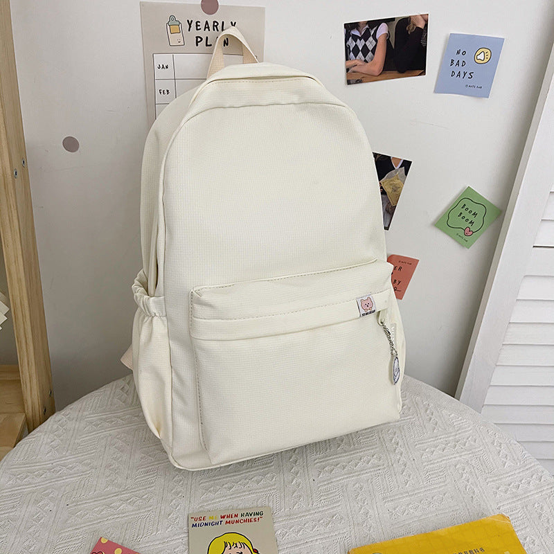 Lässiger Rüschentextur-Rucksack