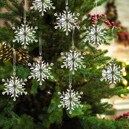 Elegante Glitzernde Schneeflocken-Hängedekoration Brehn