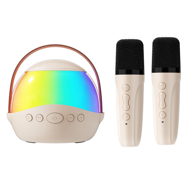 Tragbarer Bluetooth Karaoke-Lautsprecher und Mikrofon-Set Brehn